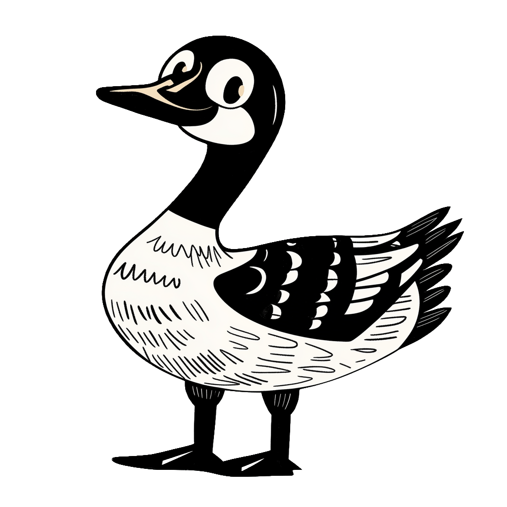 Bloomber Goose Mascot